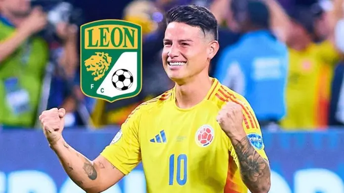 León anunció a James Rodríguez como refuerzo; ya llegó a México