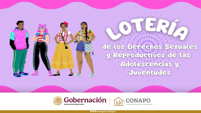 Juego de lotería para aprender sobre derechos sexuales y reproductivos en adolescentes y jóvenes: Conapo