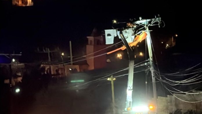 La CFE restablece servicio eléctrico en Baja California tras el Frente Frío No. 25
