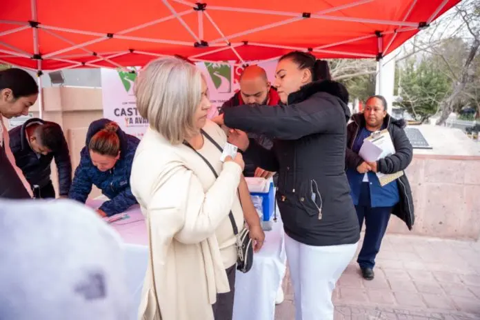 Llega jornada de vacunación contra la influenza a Castaños