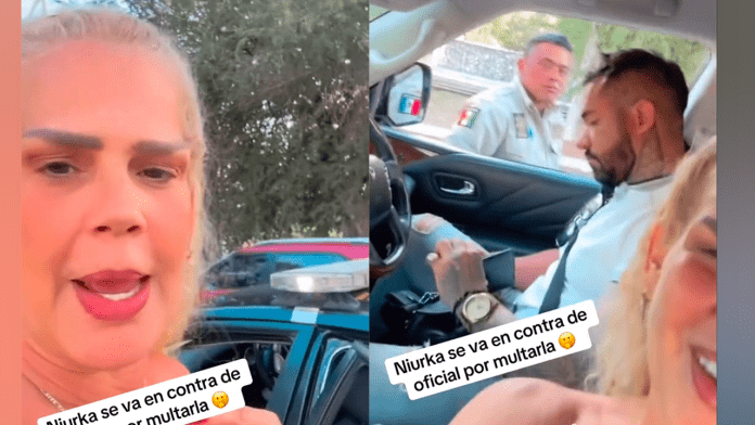 Niurka exhibe a gente de tránsito que la multó: 