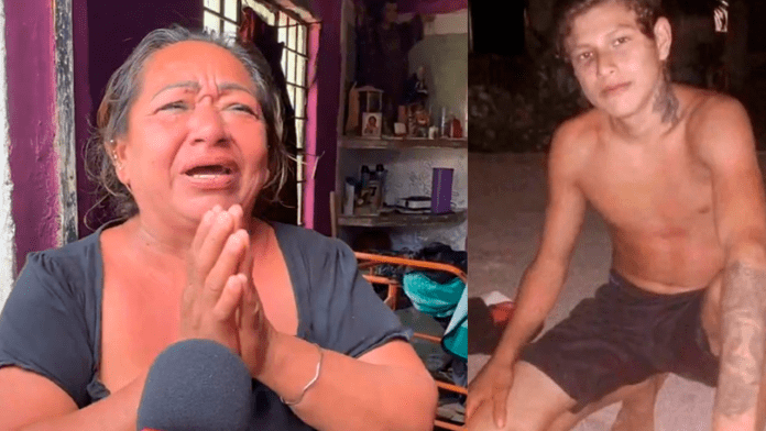 Pide justicia madre de joven que fue linchado por asesinar a una mujer