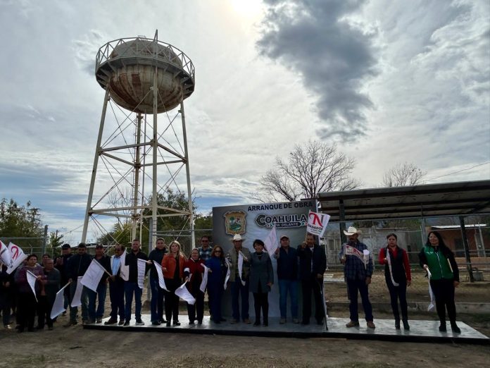 Alcaldesa de Nadadores entrega obra en Ejido San José del Águila