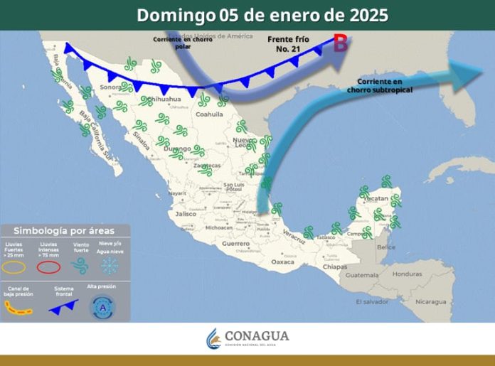 Frente frío 21 originará marcado descenso de temperaturas en Coahuila
