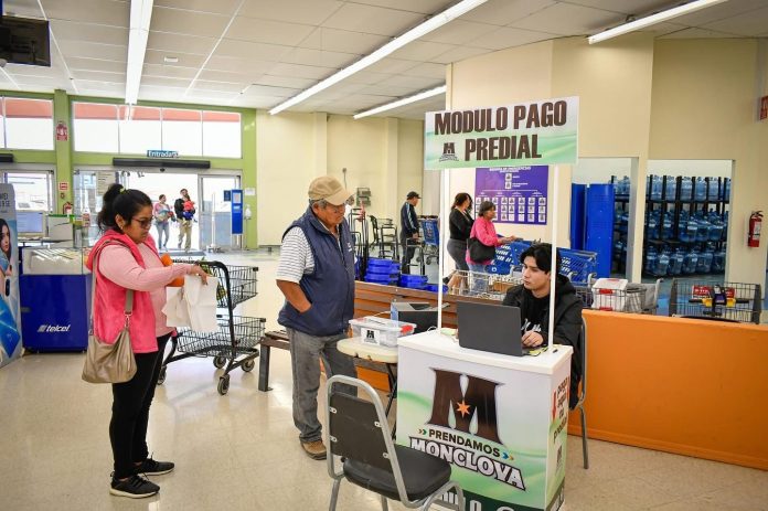 Gran afluencia en módulos del predial en Monclova