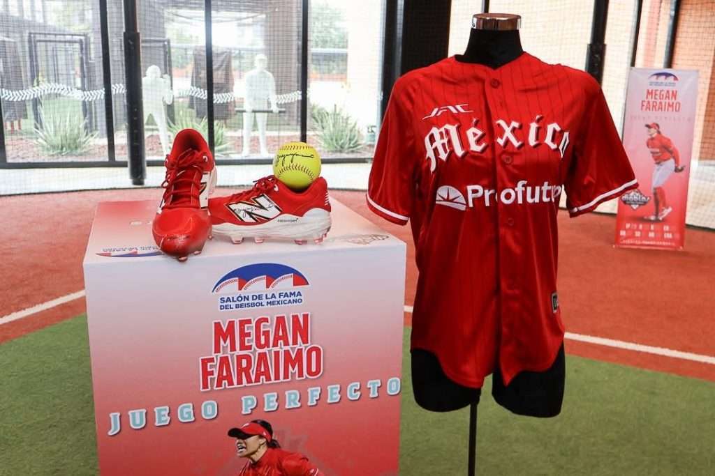 Megan Faraimo al salón de la Fama del béisbol mexicano
