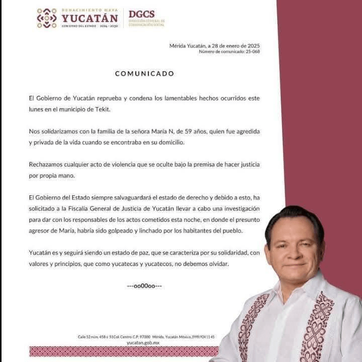Pobladores queman y linchan a sujeto tras asesinar a señora con machete