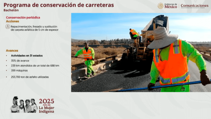 Avances del programa ‘Bachetón’, se espera que concluya en marzo