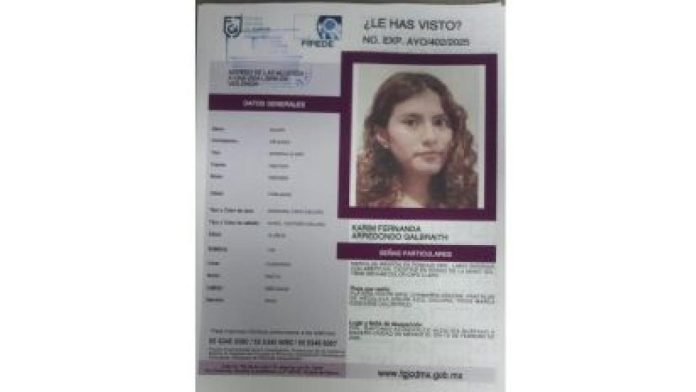 Buscan a Karim Fernanda, joven de 16 años desaparecida en la Ciudad de México