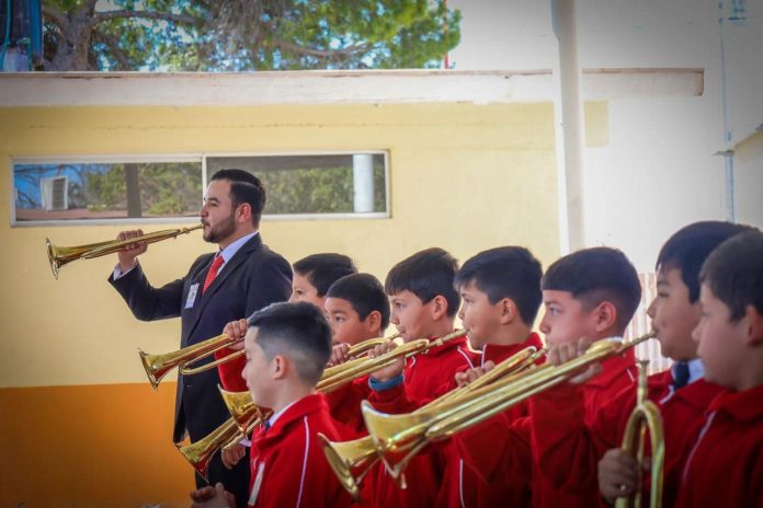 Ceremonia Civica en Progreso