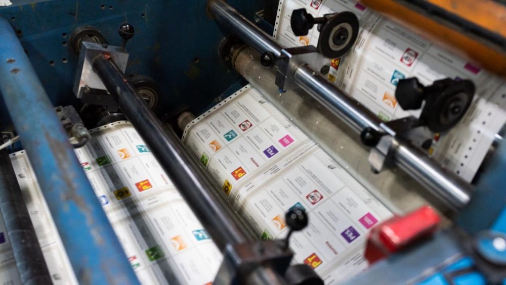 Comienza la impresión de boletas para la elección del Poder Judicial