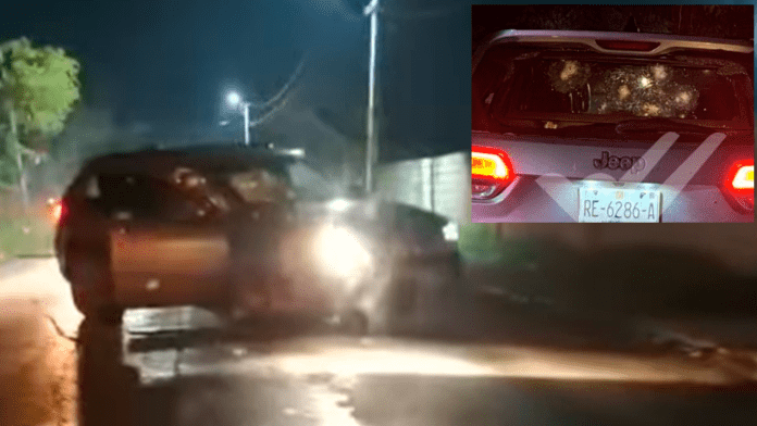 Hallan a hombre asesinado a balazos dentro de su camioneta