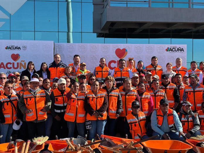 Entregan equipamiento a Imagen Urbana en Acuña