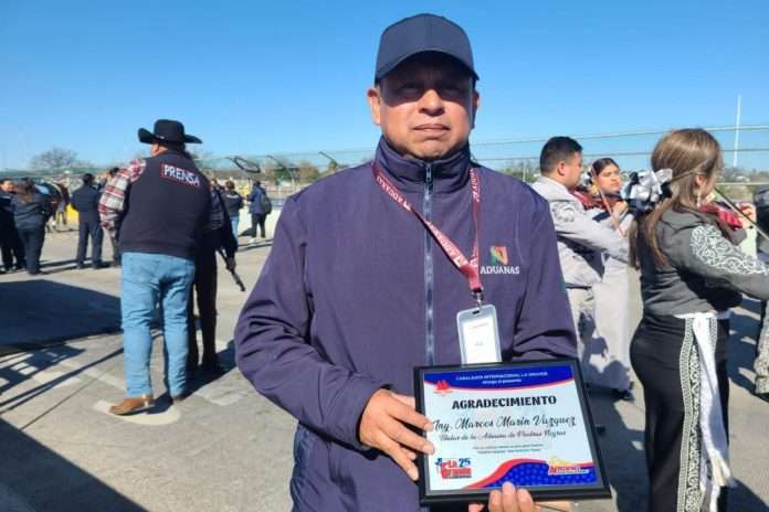 Marcos Marín, Titular de la Aduana de Piedras Negras