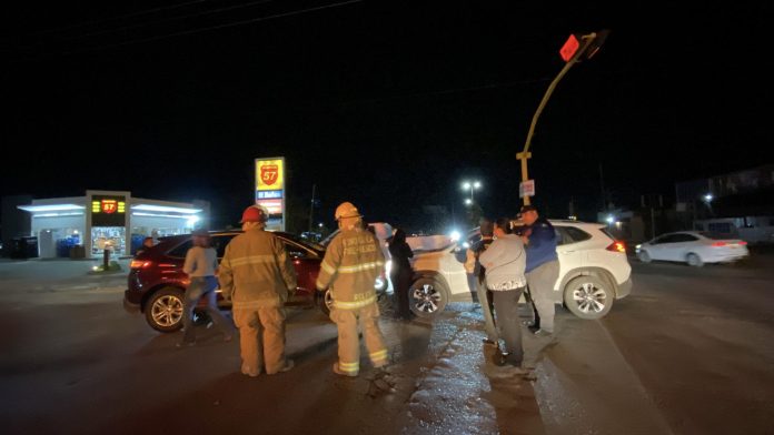 Movilización en accidente