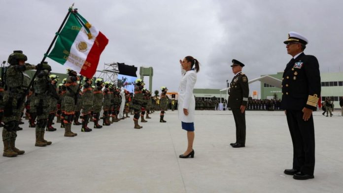 Sheinbaum anuncia aumento de sueldo para el Ejército en el 112° Aniversario de su fundación