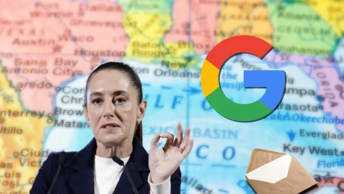 Sheinbaum rechaza cambio de nombre de la plataforma continental de México en Google Maps