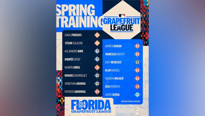 36 mexicanos en spring training de la MLB