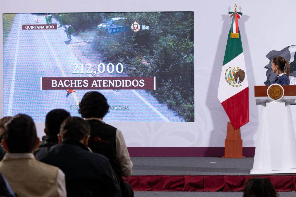 Claudia Sheinbaum presenta programa nacional de infraestructura carretera 2025-2030