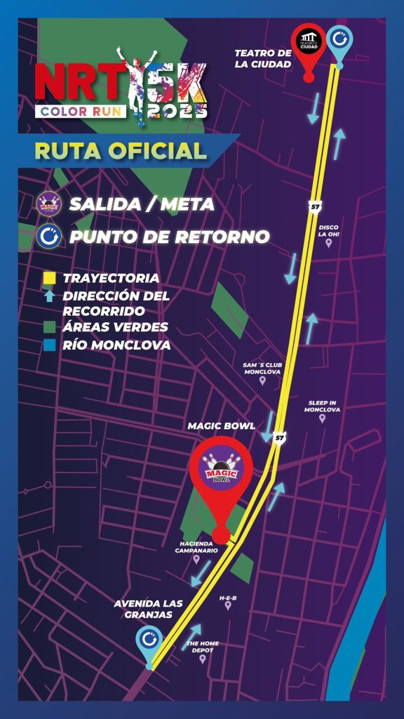 Corre, camina o trota: Inscríbete a la Carrera NRT Color Run 2025