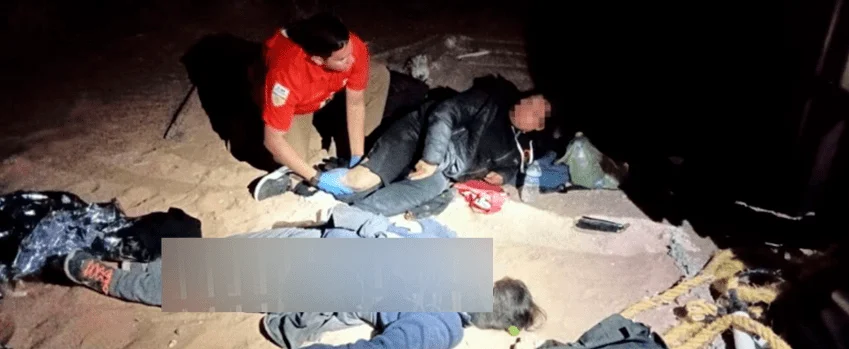 Dos mujeres mexicanas resultan heridas tras caer al intentar cruzar el muro fronterizo