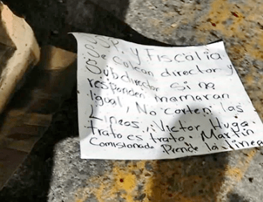Encuentran tres cuerpos frente a escuela primaria