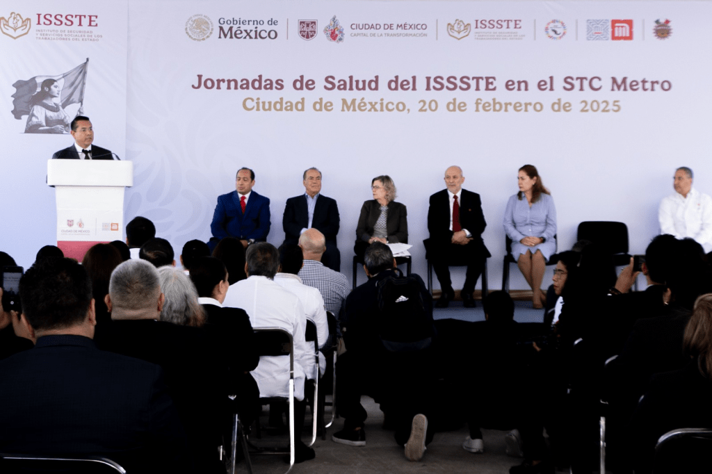 ISSSTE organiza jornadas de salud para trabajadores del Metro de la CDMX