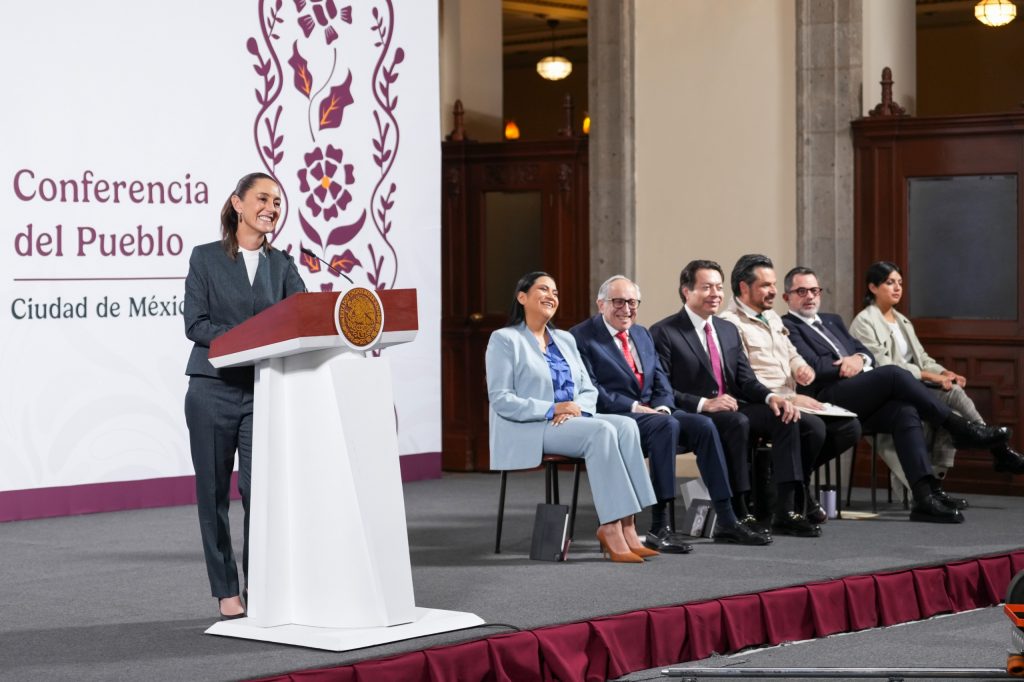 Claudia Sheinbaum celebra cifra histórica de 22 millones de 430 mil 931 mil empleos afiliados al IMSS al 28 de febrero