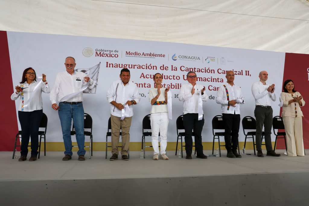 Claudia Sheinbaum inaugura planta potabilizadora Carrizal II para garantizar abasto de agua de calidad en Tabasco