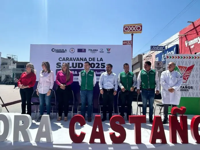 Realizan en Castaños la Caravana de la Salud 2025 “Mejora tu Salud”