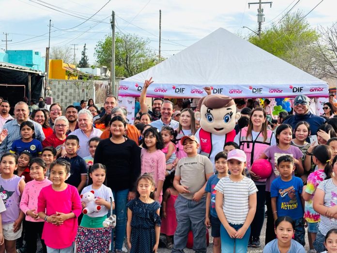 Lleva DIF Acuña brigada de bienestar infantil a las colonias