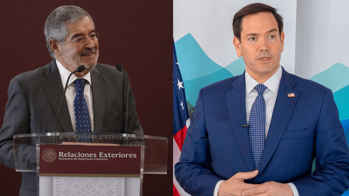 Hay que redoblar esfuerzos para controlar el tráfico de armas desde EE.UU. a México, señala Marco Rubio en llamada con Juan Ramón de la Fuente