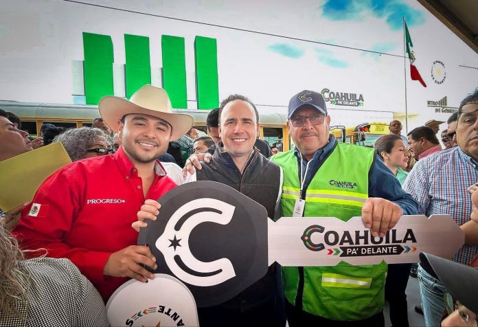 La entrega del autobús