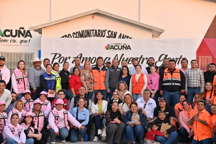 Arranca programa ‘’por amor a nuestra gente’’ en Acuña