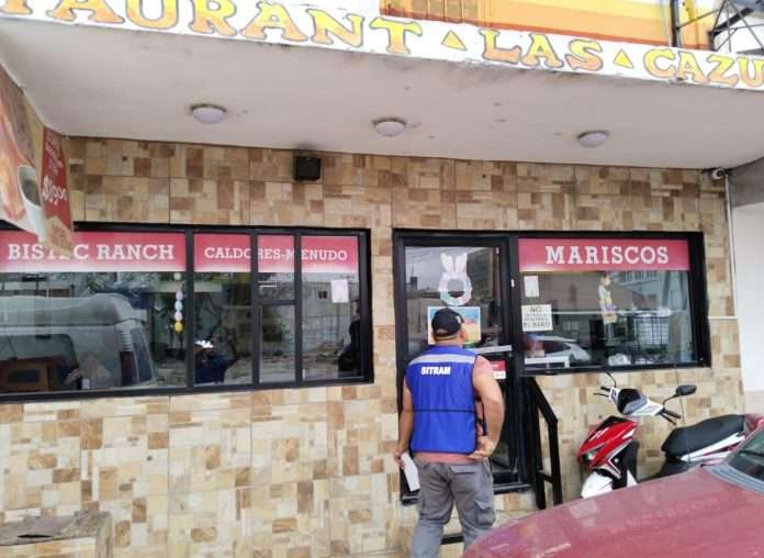 Notifica SITRAM negocios ubicados en zona centro