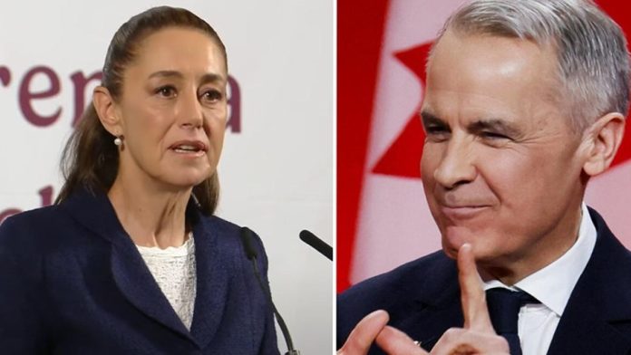 Sheinbaum felicita a Mark Carney por su nombramiento como primer ministro de Canadá