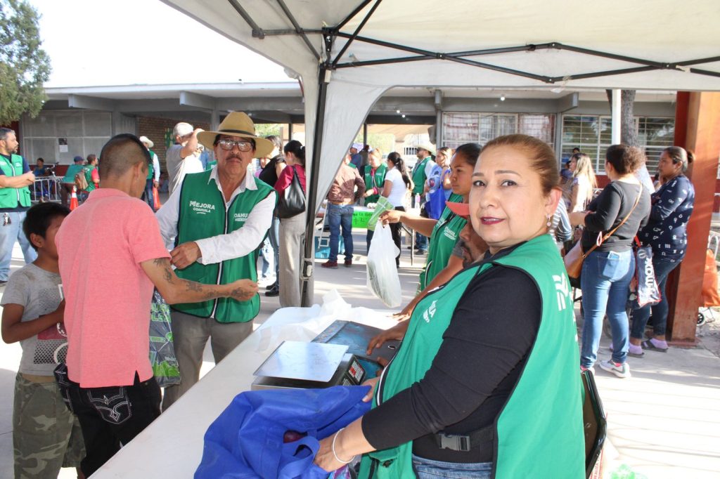 El "Marcadito Mejora" en la comunidad de Minas de Barroterán.