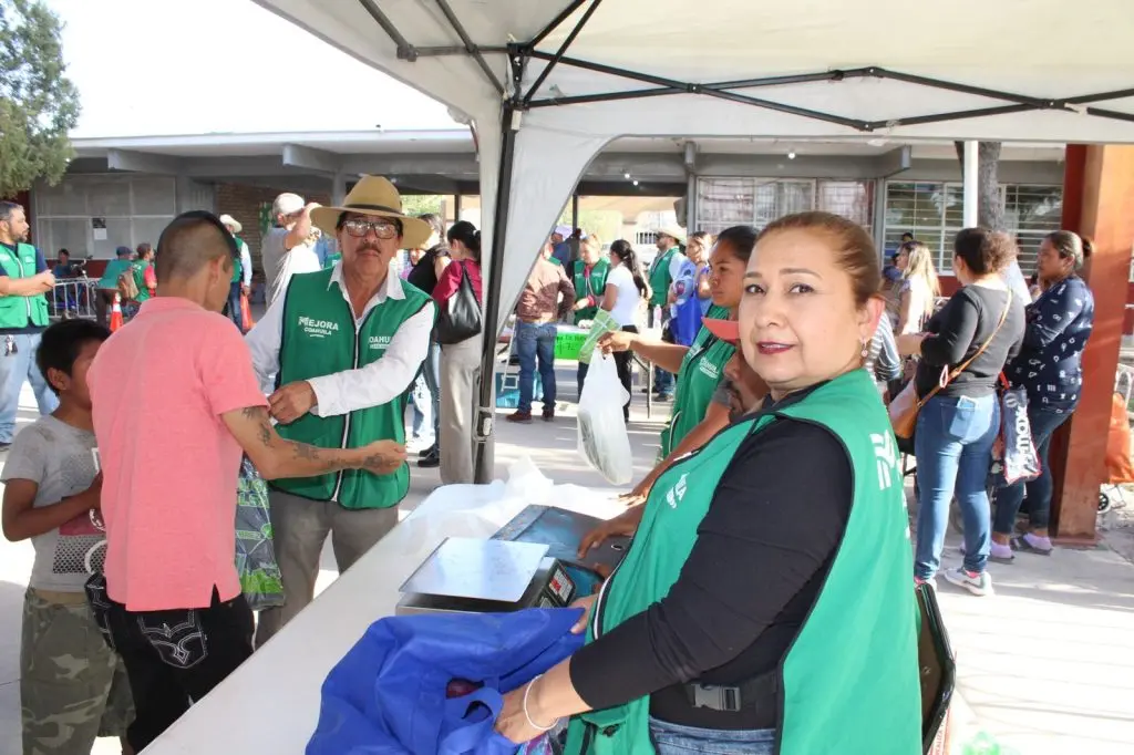 El "Marcadito Mejora" en la comunidad de Minas de Barroterán.