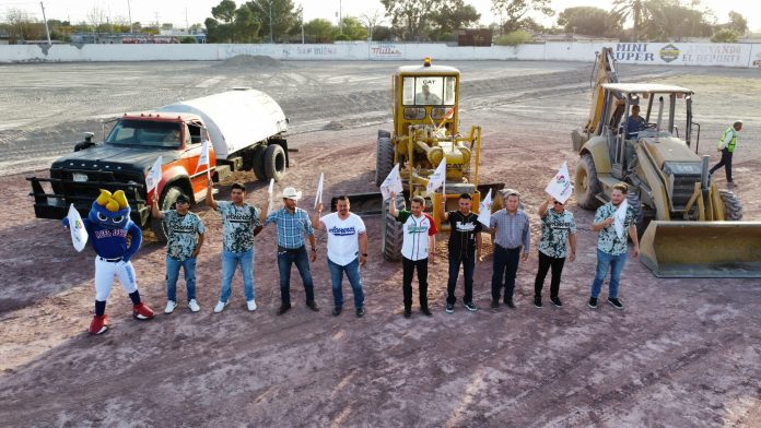 San Buenaventura arranca nueva cancha de pasto sintético en Unidad Deportiva