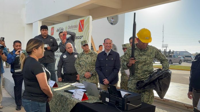 Arranca campaña de canje de armas de fuego