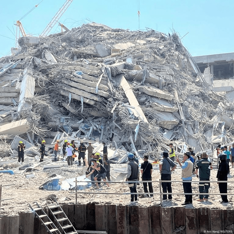 Sismo de magnitud 7.7 en Myanmar deja 23 personas fallecidas