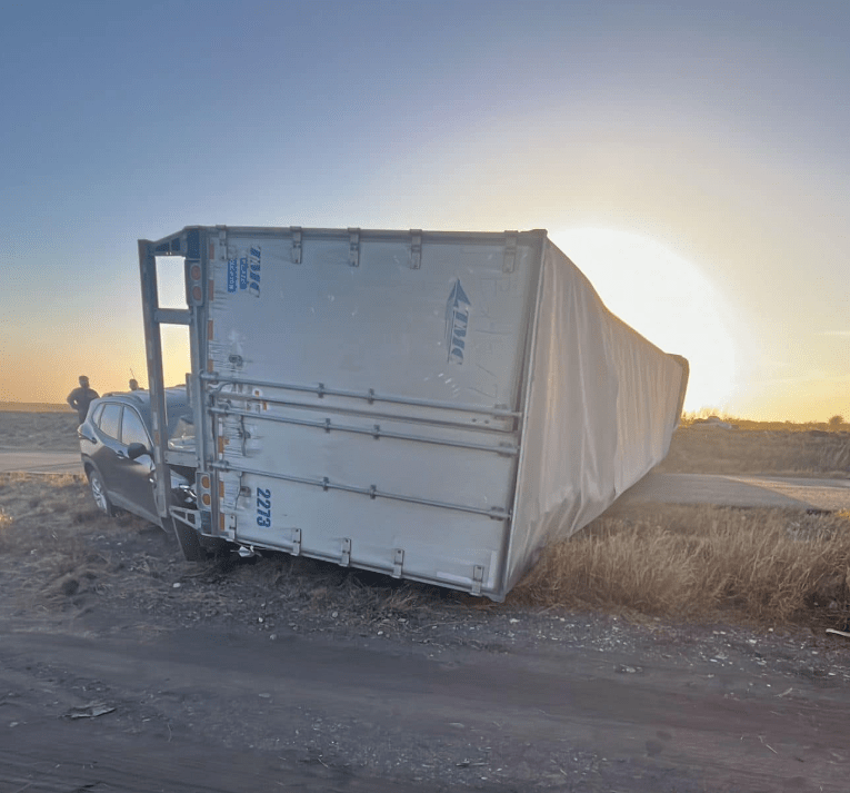 Tres personas resultan heridas en accidente en la carretera 57, entre ellas una embarazada