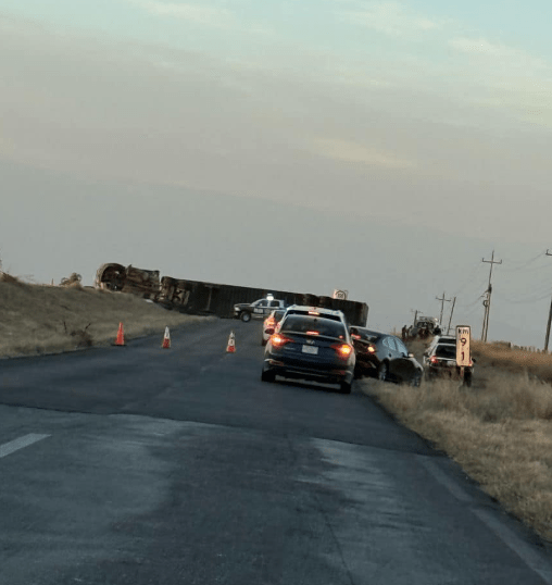 Accidente en la carretera 57