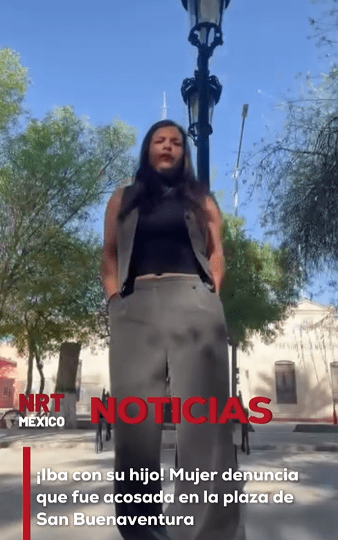 Mujer denuncia acoso en plena Plaza Principal de San Buenaventura