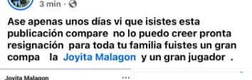 Mensaje de amigos de José Antonio