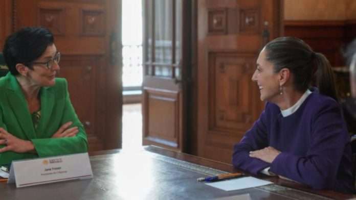 Claudia Sheinbaum dialoga con Jane Fraser sobre oportunidades de inversión en México