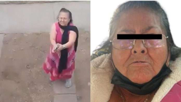 Difunden video previo al conflicto en Chalco entre una mujer adulta mayor y ocupantes de una vivienda