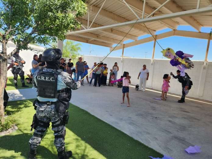EN LA CASA HOGAR REFUGIO Y ESPERANZA EN NUEVA ROSITA CONVIVIERON CON LOS NIÑOS EN SU DIA