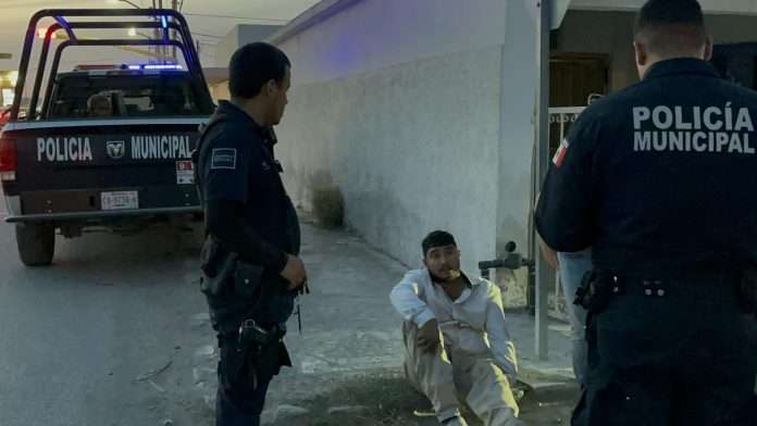 El herido fue atendido en el lugar