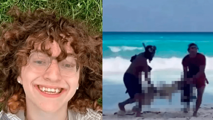 La última publicación de Alejandro antes del fallecer atacado dentro del mar de Cancún